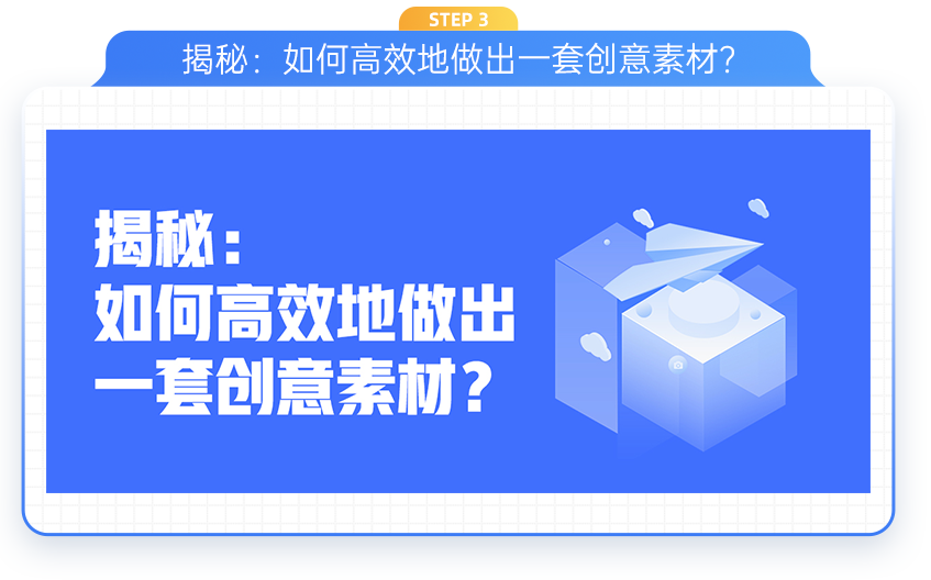 揭秘：如何高效地做出一套创意素材？